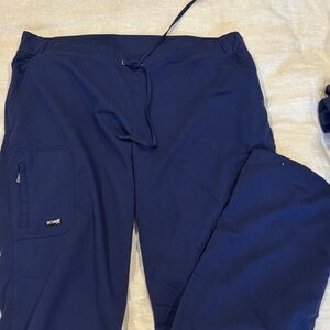 Women’s navy blue scrub pants, greys anatomy